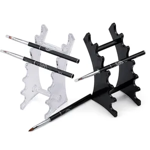1 Set Nail <b>Brush</b> Holder Stand Salon Pen Rack Accessoire <b>Brushes</b> for Manicure Tool Acrylic Nail Art <b>Brush</b> Holder Carrier Storage - Product Image 1