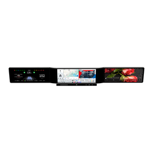 Autoradio Android 13 à triple écran 12,3 pouces 2,5K, 8 cœurs, TPMS, contrôle tactile des portes pour <span class=keywords><strong>tramway</strong></span> universel au Vietnam - Product Image 3