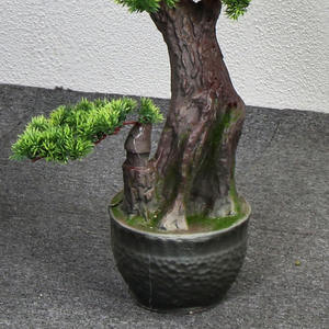 Bonsái Artificial Grande <span class=keywords><strong>de</strong></span> Pino para Saludar a los Invitados, Simulación Realista <span class=keywords><strong>de</strong></span> Podocarpus, Vegetación Realista para Decoración <span class=keywords><strong>de</strong></span> Interiores - Product Image 4