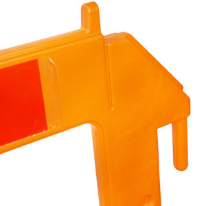 Barrières de sécurité pour piétons, clôtures pour festivals, gestion des foules, barrières de circulation routière en plastique pour piétons, livraison, sécurité routière - Product Image 5