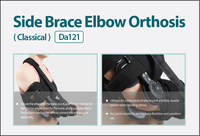 Attelle de Fixation du Coude Ajustable en Coton et Nylon, Vente Directe Usine, pour Rééducation de l'Avant-bras et Fractures du Bras