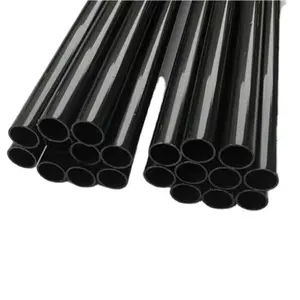 ERW High Quality Welded Black Steel Pipe Carbon Black Pipe DN 40 1.5mm 6m Long Round Pipe