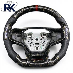 Volante de Fibra de Carbono con Cuero Perforado y Costuras Naranjas para <span class=keywords><strong>Ford</strong></span> <span class=keywords><strong>Bronco</strong></span> 2021-2024, <span class=keywords><strong>Precio</strong></span> Bajo al por Mayor, Directo de Fábrica - Product Image 2