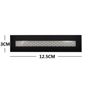 背包和服装夜间识别反光条徽章，带钩环背衬 - Product Image 3