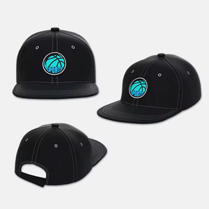 Casquettes de sport personnalisées populaires à l'étranger, design de logo d'équipe, casquette snapback à visière plate, casquettes de basket-ball et de baseball en gros - Product Image 2