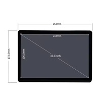 IP65 Su Geçirmez Raspberry Pi Endüstriyel TFT LCD Monitör Ön USB 10.1\"-11.6\" Çoklu Boyutlar HD Arayüz 4:3 En Boy Oranı