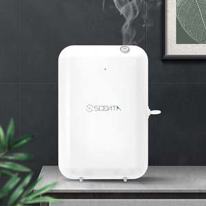 SCENTA Custom Logo Tabletop White Plastic USB Cool Mist Spray Hotel Air Fragrance Electric <b>Aroma</b> <b>Diffuser</b> for Scent Marketing - Product Image 1