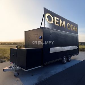Remorques de restauration mobiles pour camions, chariots de cuisine, stands de vente de nourriture, y compris pour la vente de barbecue de rue, de produits de boulangerie, de burgers, de café, de glaces rapides et de snacks - Product Image 5