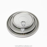 Couvercle en métal à anneau de traction en aluminium facile à ouvrir couvercles jetables en plastique 49mm-153mm