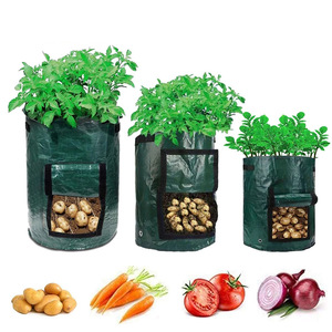 Seau de fleurs de jardin semis Dropship Sacs de culture de légumes Poignée de plantation <span class=keywords><strong>Oignon</strong></span> épaissi réutilisable Culture extérieure Pots - Product Image 4