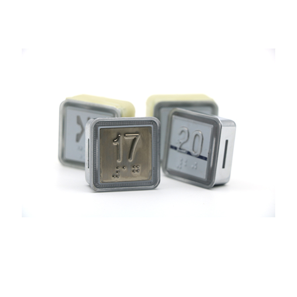 Square Type Anti Vandal Elevator Lop Landing Call Button Elevator Parts Push Button