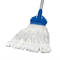 SUOREC Serpillère plate remplaçable à haute absorption d'eau, sans peluches, antistatique, protection ESD, manche télescopique, lavable, pour le nettoyage des sols