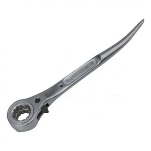 Tapered End Podger Handle 21mm / 23.5mm Flush Type Pass Through Socket Scaffold Ratchet Wrench