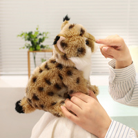 Peluche Lynx Super Douce et Adorable de 25 cm avec Remplissage en Coton PP – Jouets en Peluche en Gros Direct Usine