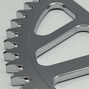 Nuevo Piñón Trasero <span class=keywords><strong>de</strong></span> Cadena TERA Metal 420 58T con Electroforesis Plateada para Motocicleta Todoterreno - Product Image 4