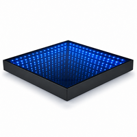 ABS Magnetisches Infinity-Spiegelpanel 3D-Effekt LED-Matrix-Licht Tanzfläche Bühnenlicht-Set RGBW DMX512