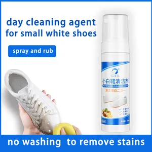 Sport Shoe Leather Care Cleaner Football Sneaker Whitening Agent Spray Sandal White Shoes Foam Cleaner No Water Washing Require