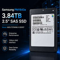 Untuk Samsung PM1643a MZILT3T8HBLS-00007 3.84TB Enterprise SAS SSD 2.5" 12Gb/s Dual Port V-NAND TLC 2100MB/s Solid State Drive