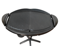 Grill électrique sans fumée de grande puissance 2200W pour l'extérieur, idéal pour les fêtes