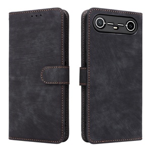 Étui de protection antivol pour téléphone <span class=keywords><strong>portable</strong></span> Tecno Spark Slim <span class=keywords><strong>4G</strong></span>/Pova Slim 5G avec support magnétique, entièrement fait à la main - Product Image 5