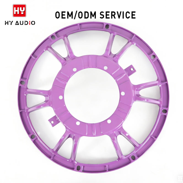 HY AUDIO HY-607-112-15 Aluminum Speaker Frame Basket Used of New BNC Subwoofer Speaker Colors Customizable