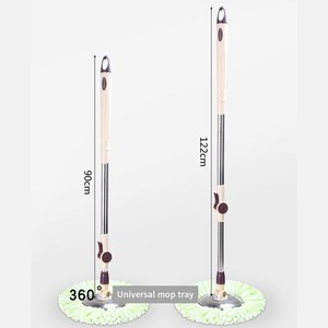 <span class=keywords><strong>Essoreur</strong></span> à tête ronde en microfibre, <span class=keywords><strong>essoreur</strong></span> à tête plate, rotation rotative, ensemble de nettoyage de sol 360, <span class=keywords><strong>seau</strong></span> de vadrouille avec pédale - Product Image 2