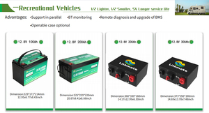 <span class=keywords><strong>Batterie</strong></span> de camping-car 12V 400Ah légère LiFePO4 à charge rapide pour caravane, camping-car et vie hors réseau - Product Image 5