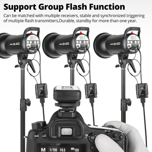 GODOX อุปกรณ์ทริกเกอร์ <span class=keywords><strong>DM</strong></span>-16รีโมทวิทยุไร้สาย16ช่องสำหรับสตูดิโอถ่ายภาพกลางแจ้งและสตูดิโอ - Product Image 5