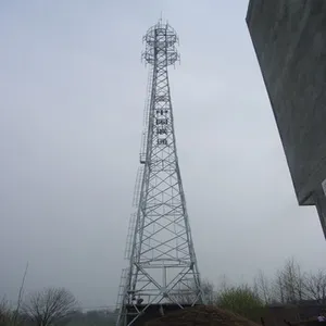 Hot Dip Galvanized Microwave Antenna Telecom TV Tower