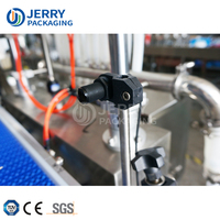 JERRYPACK ATEX JOF-8 50ml-2000ml Machine de remplissage de bouteilles en verre de soda à débordement automatique à huit buses avec cadre