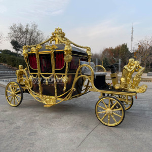 Royal Electric Tour Carriage Classic Luxury Vehicle Multi Functional For Scenic Spot Operation Wedding Rental And Theme Park Use - Product Image 5