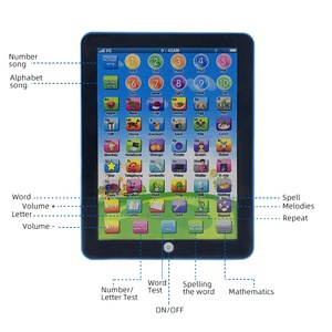 Tableta Educativa Infantil con Pantalla Táctil y Función de Escucha, Máquina de Aprendizaje en Inglés para Niños, Unisex, con Baterí<span class=keywords><strong>a</strong></span> de Larga Duración - Product Image 2
