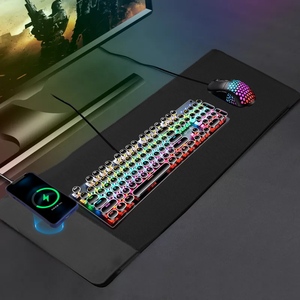 <span class=keywords><strong>2025</strong></span> Mới W23 2-Trong-1 Chuột <span class=keywords><strong>Pad</strong></span> Nhanh 15W Không Dây Sạc PU Da Có Thể Gập Lại Sạc Không Dây Cổ Phiếu Bức Xạ Bảo Vệ Phong Cách - Product Image 2