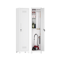 Armoire utilitaire étroite en acier au design traditionnel, meuble de classement commercial écologique pour bureau