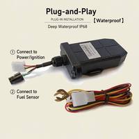 Traceur GPS 4G à ultrasons pour le suivi du carburant, localisateur antivol de carburant pour camion étanche IP68