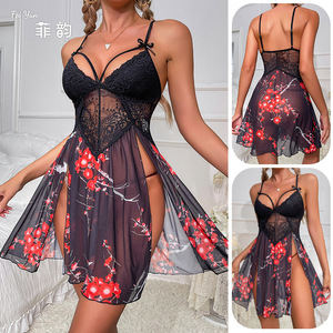 Lingerie sexy 2024 transparente pour femmes <span class=keywords><strong>matures</strong></span>, lingerie sexy, photos de lingerie, soutien-gorge, vêtements de nuit, ensembles de pyjama, vêtements de nuit en soie - Product Image 2