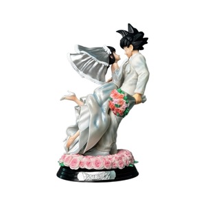 Figurine 3D en PVC GK Goku Scène de Mariage DBZ, Nouveau Modèle de Jouet de Dessin Animé, Décoration 30cm - Product Image 1