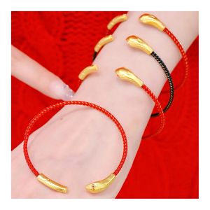 Xinfly Brazalete de Acero con Oro 24K, Rubí y Moissanita, Diseño de Serpiente de la Suerte, Cadena de Moda, Joyería de Regalo para Parejas, ¡Gran Venta! - Product Image 1