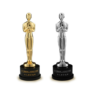 Trofeo in metallo <span class=keywords><strong>Oscar</strong></span> <span class=keywords><strong>premio</strong></span> in metallo trofeo di artigianato di lusso spettacolo dal trofeo <span class=keywords><strong>Oscar</strong></span> - Product Image 2