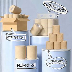 Papier toilette hygiénique en bambou pour <span class=keywords><strong>restaurant</strong></span>, rouleau de papier essuie-tout multi-tailles, jetable, protection après-vente complète - Product Image 2