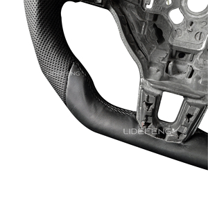 พวงมาลัยหุ้มหนังแท้ LED RPM สำหรับกอล์ฟ VW 6 GTI Mk6 Vw Polo GTI <span class=keywords><strong>Scirocco</strong></span> <span class=keywords><strong>R</strong></span> Passat CC <span class=keywords><strong>R</strong></span>-Line 2008-2014 - Product Image 6