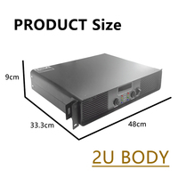 Amplificateur de puissance professionnel GAP-802, amplificateur de puissance à 2 canaux, amplificateur audio haute puissance pour scène extérieure