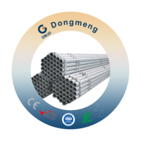 Tube en acier rond galvanisé sur mesure, diamètre extérieur 16-219 mm, épaisseur 0,8-6 mm, tuyau GI
