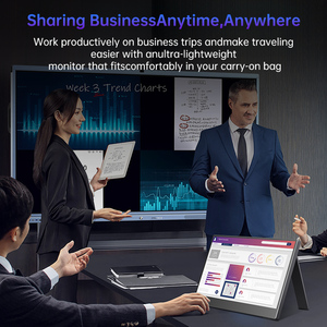 Écran de jeu <span class=keywords><strong>portable</strong></span> pour ordinateur <span class=keywords><strong>portable</strong></span>, écran LCD IPS 15,6 pouces, 1080P, 144Hz, 66% NTSC, HDR, anti-lumière bleue, haut-parleur intégré, noir - Product Image 2