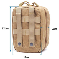 Trousse de premiers secours de survie, bandage israélien, attelle de poitrine, IFAK tactique Molle pour le soin des plaies et le contrôle des saignements