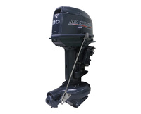Nouveau moteur hors-bord marin à essence SEAWALKER T30J 2 temps 496cc 40HP, refroidissement par eau, démarrage manuel pour utilisation en bateau