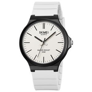 Montre à quartz analogique pour homme Skmei 2108, classique, tendance, bracelet en TPU, étanche - Product Image 3
