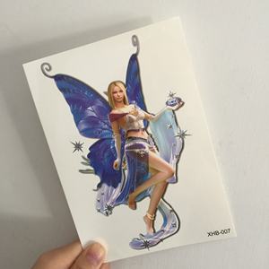 Pegatina Inteligente OEM ODM <span class=keywords><strong>de</strong></span> Alta Calidad, Tatuaje Temporal Impermeable <span class=keywords><strong>de</strong></span> Media Manga con Diseño <span class=keywords><strong>de</strong></span> Rosa y Flor Gris para <span class=keywords><strong>Hombre</strong></span>, Guangdong - Product Image 4