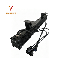 Lot de 18 barres LED étanches 10W à contrôle de pixels, projecteur mural à effet IP65 DMX blanc/jaune pour éclairage de scène extérieur