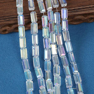 Wholesale Bucket <b>Beads</b> Transparent Coloured <b>Glass</b> <b>Beads</b> Synthetic Quartz Stone <b>Crystal</b> Loose <b>Bead</b> for Jewellery Production - Product Image 2